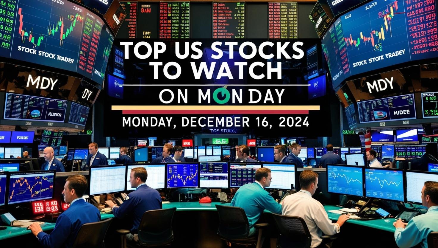 Top US Stocks to Watch on Monday, December 16, 2024 Key Picks to Start Your Week Strong